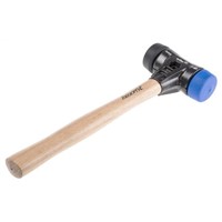 Wiha Tools Round Malleable Iron Mallet 640g With Replaceable Face