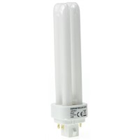 Osram, 4 Pin, Non Integrated Compact Fluorescent Bulbs, 18 W, 2700K, Extra Warm White