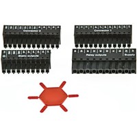 Schneider Electric XPSMCTC16 Spring Terminal Connector Kit, For Use With XCSMC16Z Safety Controller, XCSMC16ZC Safety