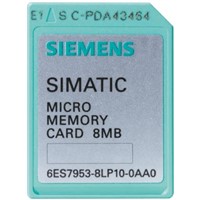 Siemens Memory Card for use with C7, ET200S, S7-300 3.3 V dc