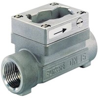 Burkert Stainless Steel In-line Flow Sensor Fitting 1/2in Straight Flow Sensor 1/2BSP