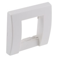 Molex Premise Networks Angled Cat6 1 Way RJ45 Face Plate