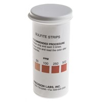 Single Parameter(s) Sulphite pH Test Strip, max. measurement 500ppm - 50 strips