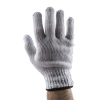 Delta Plus Polycotton PVC-Coated Gloves, Size 9, White, General Purpose