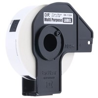 Brother Black on White Label Printer Tape &amp;amp; Label