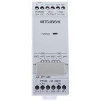 Mitsubishi Analogue Extension Logic Module For Use With Alpha 2 Series - 2 Input, 10 Output