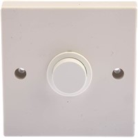 Push Button Timer Light Switch, 10 s  20 min, Surface Mount, 2 Way, 1 Gang 240 V ac 10 A