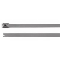 HellermannTyton, MBT8HS-304 Series Metallic 304 Stainless Steel Roller Ball Cable Tie, 201mm x 7.9 mm