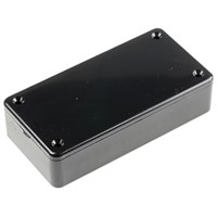 Hammond 1591, ABS Enclosure, IP54, 100 x 50 x 25mm Black