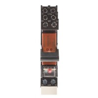 TE Connectivity DIN Rail Non-Latching Relay - DPDT, 24V dc Coil