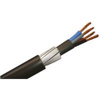 Prysmian 4 Core Black Armoured Cable With Low Smoke Zero Halogen (LSZH) Sheath , SWA Galvanised Steel Wire, 78 A, 50m