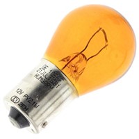 BA15s Base Amber Incandescent Car Lamps 12 V, 21 W