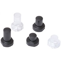 Black Modular Switch Cap, for use with 3F Series Push Button Switch, Cap