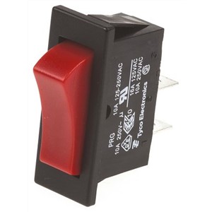 TE Connectivity Single Pole Single Throw (SPST), On-Off Rocker Switch Panel Mount