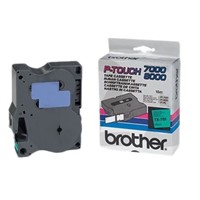 Brother Black on Green Label Printer Tape, 24 mm Width, 15 m Length