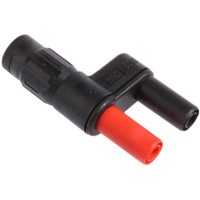 BNC to two 4mm sockets adaptor