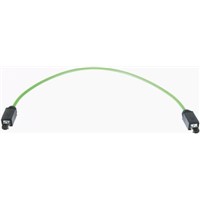 HARTING Green PVC Cat5 Cable U/FTP, 5m Male RJ45/Male RJ45