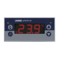 Jumo eTRON Thermostat, , Current Input, 230 V ac Supply