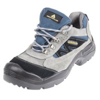 Delta Plus X-Large Industry Blue/Grey PUR Toe Cap Men Safety Shoes, UK 8, EU 42