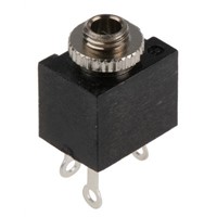 Lumberg 2.5 mm Panel Mount Mono Jack Socket, 2Pole 500mA