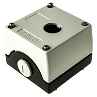 Siemens Grey Metal Push Button Enclosure - 22mm Diameter