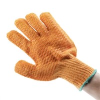 BM Polyco PVC PVC-Coated Gloves, Size One Size, Orange, General Purpose