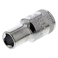 Bahco 6700SM-5.5 5.5mm Hex Socket With 1/4 in Drive , Length 24.7 mm