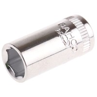 Bahco 6700SM-8 8mm Hex Socket With 1/4 in Drive , Length 24.7 mm