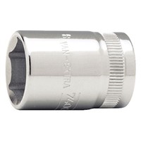 Bahco 7400SM-17 17mm Hex Socket With 3/8 in Drive , Length 27 mm