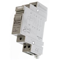 Finder DPST DIN Rail Latching Relay - 16 A, 12V dc