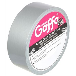 Advance Tapes AT202 Silver Gloss Gaffa Tape, 50mm x 50m, 0.22mm Thick