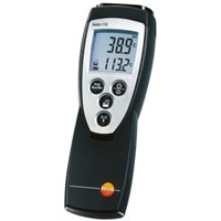 Testo 110 Digital Thermometer, 1 Input Recording