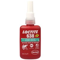 Loctite Green High Strength, Retaining Compound Urethane Methacrylate Liquid Bottle 50 ml, -55  +150 C Loctite