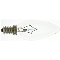 Sylvania ES14 Incandescent Bulb, Clear, 115 V ac