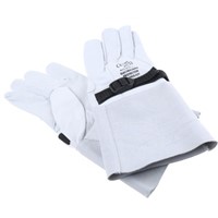 BM Polyco Leather Gloves, Size 9, Grey, Electrical Safety