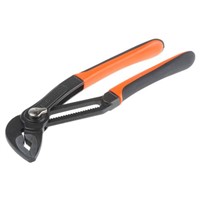 Bahco 250 mm Water Pump Pliers, Flat and Pipe Grip; Slip Joint with 69/71mm Jaw Capacity