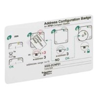 Address Configuration Badge for use with Radio Frequency Identification System