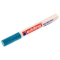 Edding Blue 2  4mm Medium Tip Paint Marker Pen for use with Glass, Metal, Plastic, Wood