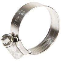 HI-GRIP Stainless Steel Slotted Hex Worm Drive, 13mm Band Width, 30mm - 40mm Inside Diameter