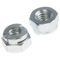Aerotight, M3, Bright Zinc Plated Steel Aerotight Lock Nut