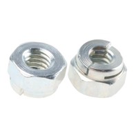 Aerotight, M4, Bright Zinc Plated Steel Aerotight Lock Nut
