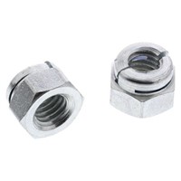 Aerotight, M5, Bright Zinc Plated Steel Aerotight Lock Nut