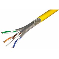 CAE Multimedia Connect Yellow Cat7a Cable, LSZH, Flame Retardant, Low Smoke Zero Halogen (LSZH), 0.33 mm2 100m Length