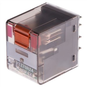 TE Connectivity PCB Mount Non-Latching Relay - DPDT, 24V ac Coil, 12A Switching Current