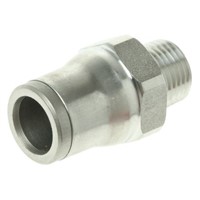 Legris Threaded-to-Tube Pneumatic Fitting NPT 1/8 to Push In 8 mm, LF3800 Series, 20 bar