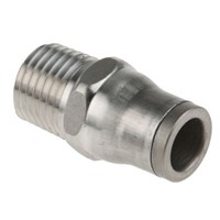 Legris Threaded-to-Tube Pneumatic Fitting NPT 1/4 to Push In 8 mm, LF3800 Series, 20 bar