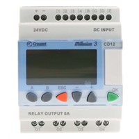 Crouzet Millenium 3 Logic Module, 24 V dc Relay, 8 x Input, 4 x Output With Display