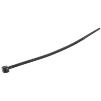 HellermannTyton, T18ROS Series Black Nylon Cable Tie, 100mm x 2.5 mm