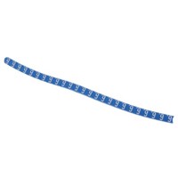 HellermannTyton Helagrip Slide On Cable Marker, Pre-printed 6 White on Blue 1  3mm Dia. Range