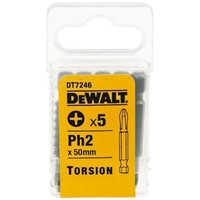 DeWALT Phillips Driver Bit 5 pieces, PH2